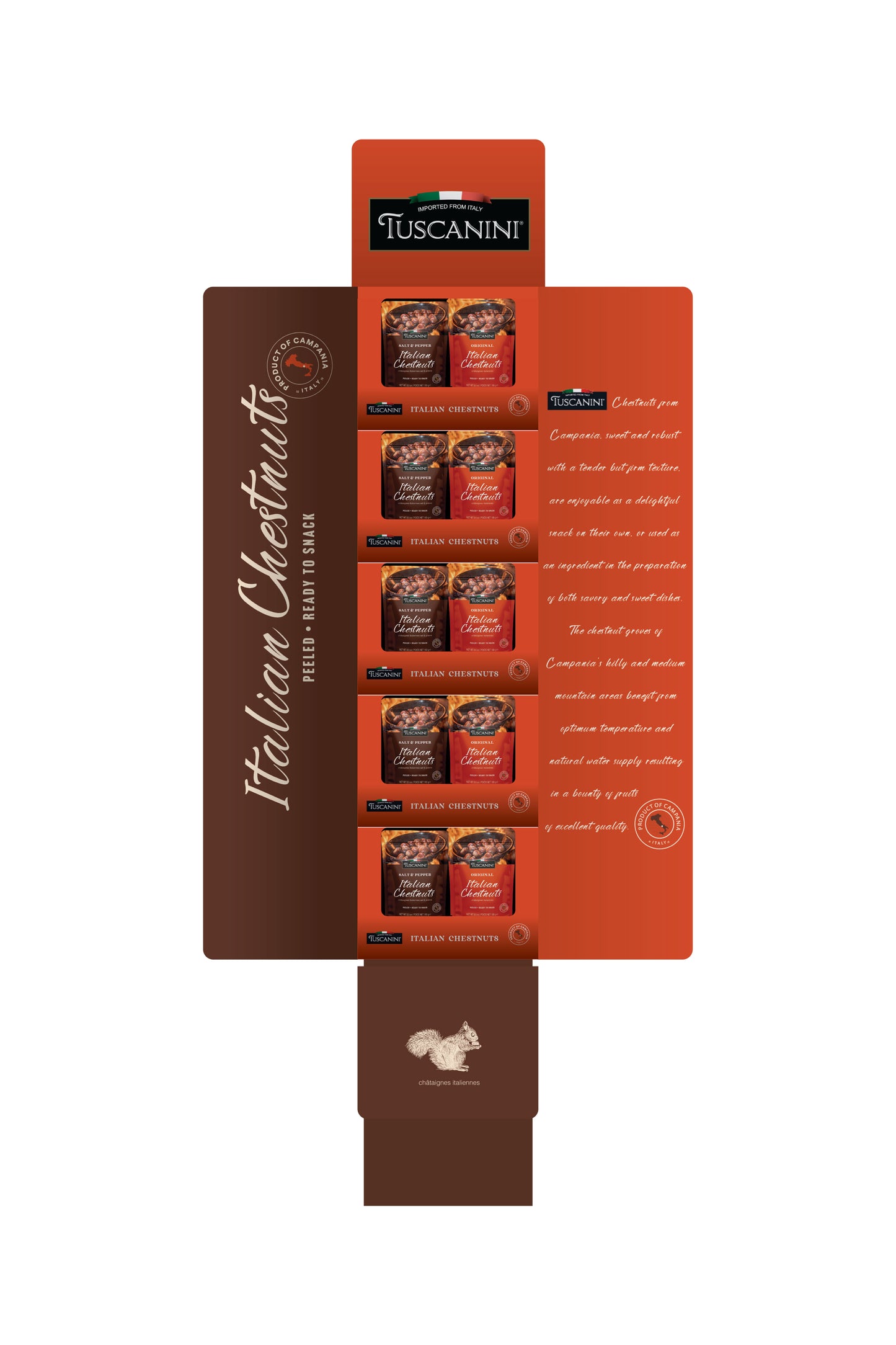 Espositore Castagne arrosto