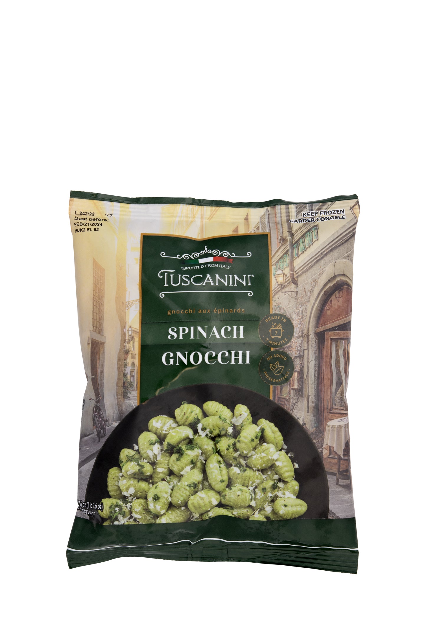 Gnocchi di Patate e Spinaci SURGELATI