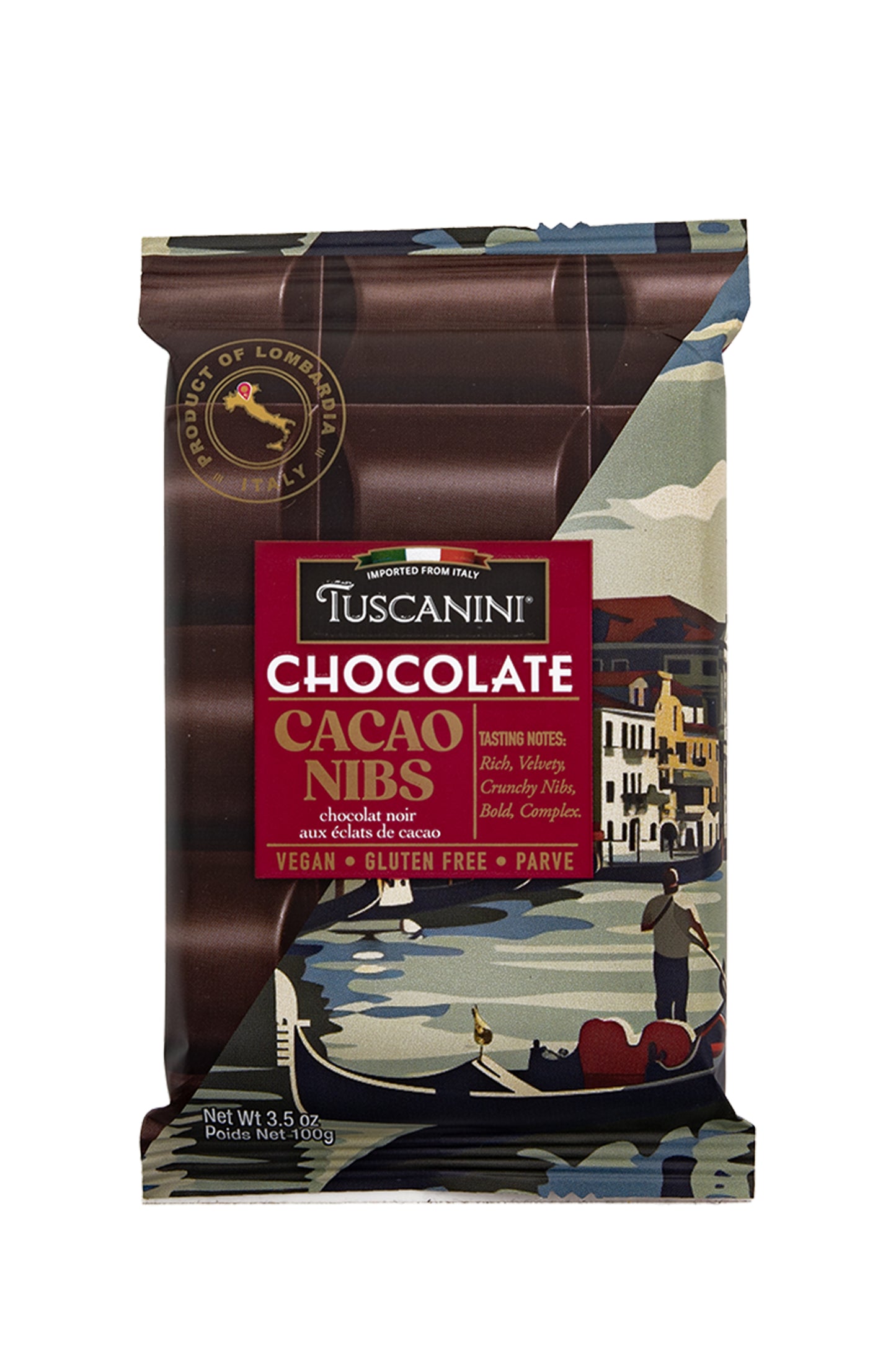 Barretta di Cioccolato con Fave di Cacao