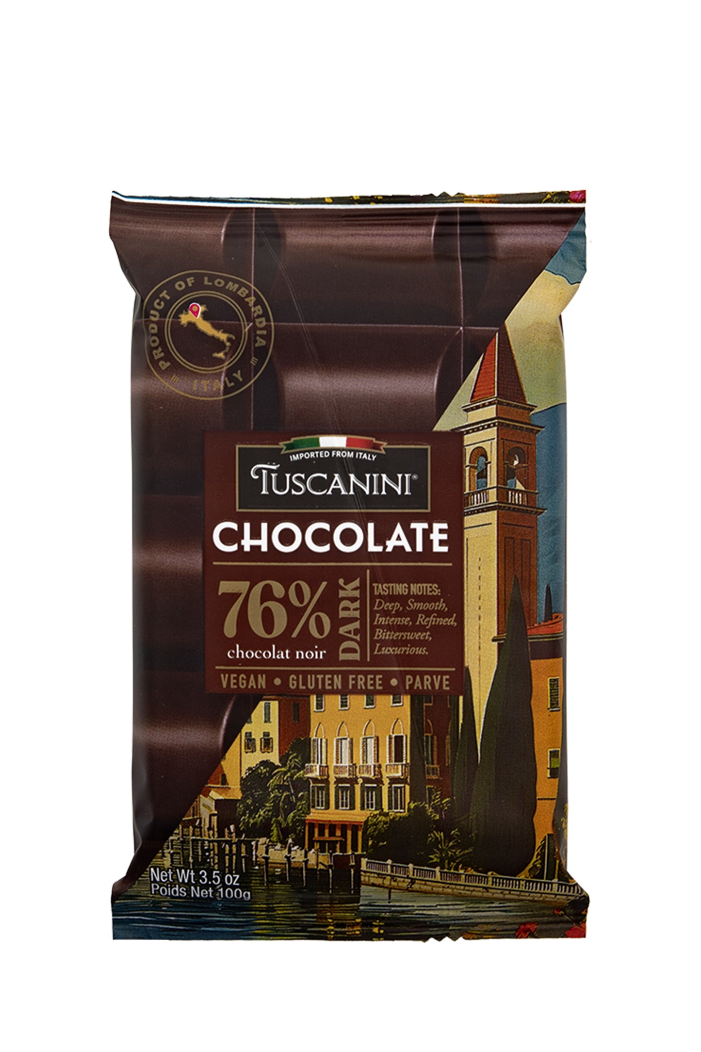 Barretta di Cioccolato Fondente 76%